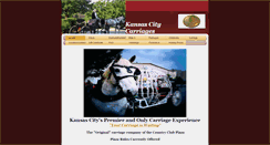 Desktop Screenshot of kccarriages.com